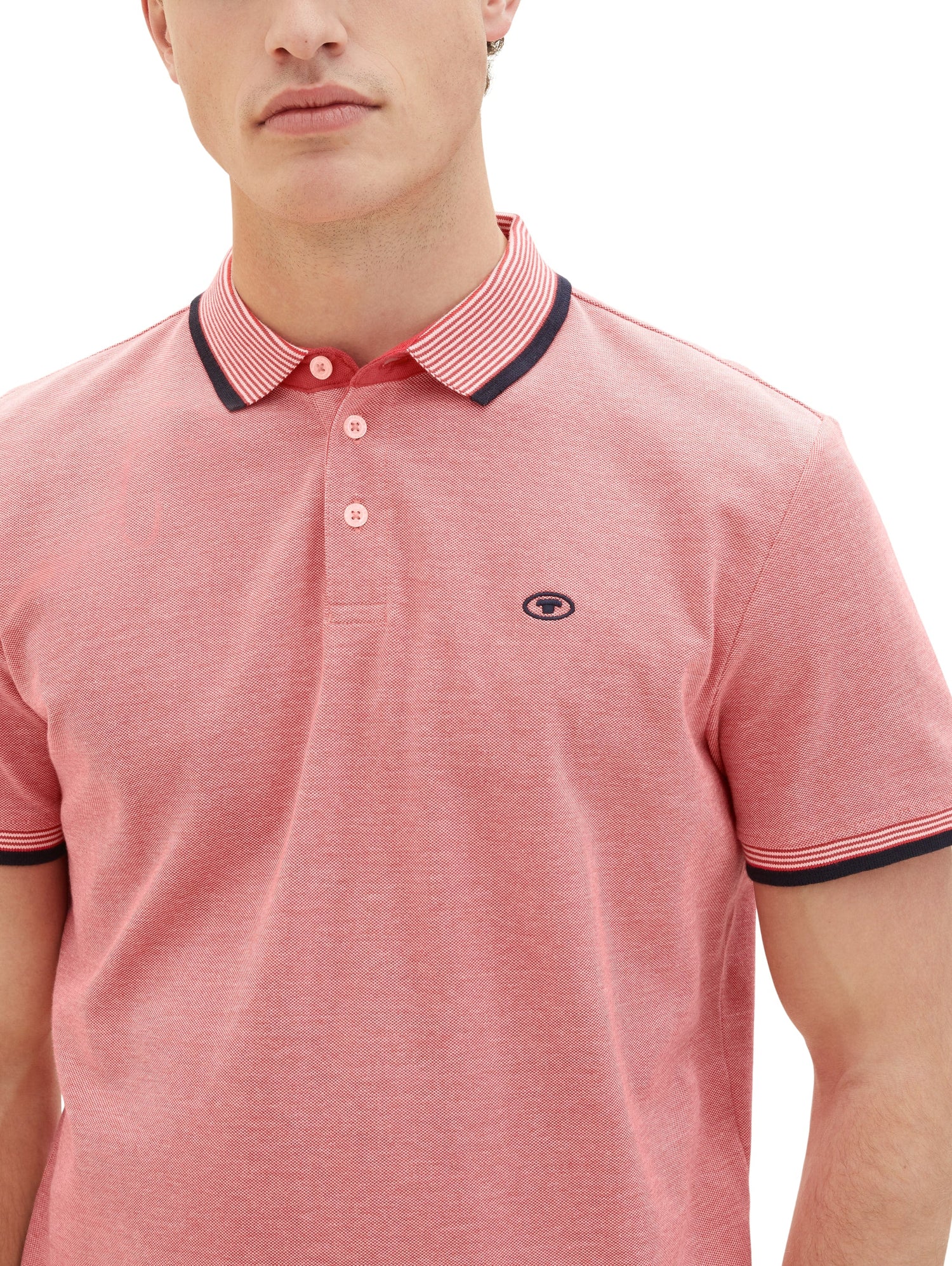 Red Short Sleeve Polo Shirt Tom Tailor