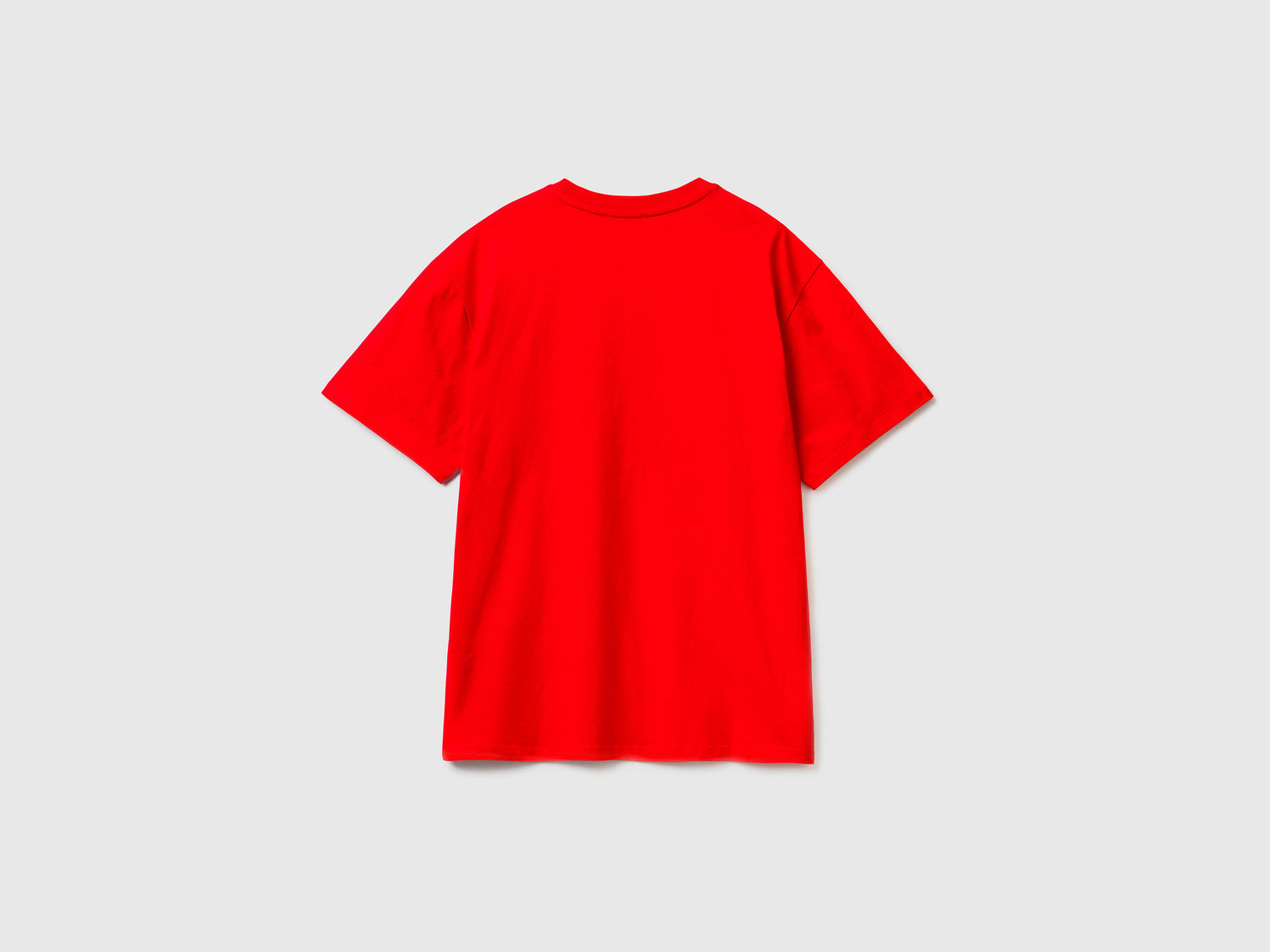 Red T-Shirt With Logo Print