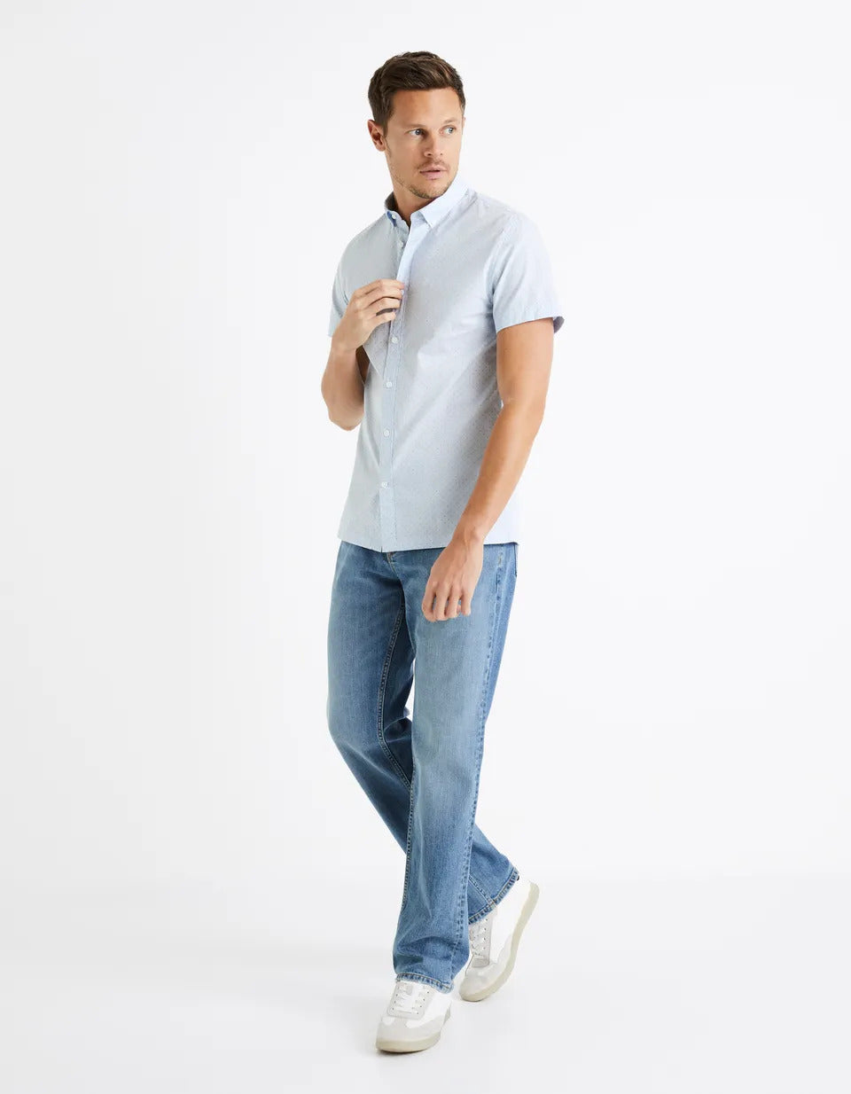 Regular C5 in 3 Lengths Jeans - Double Stone - 01