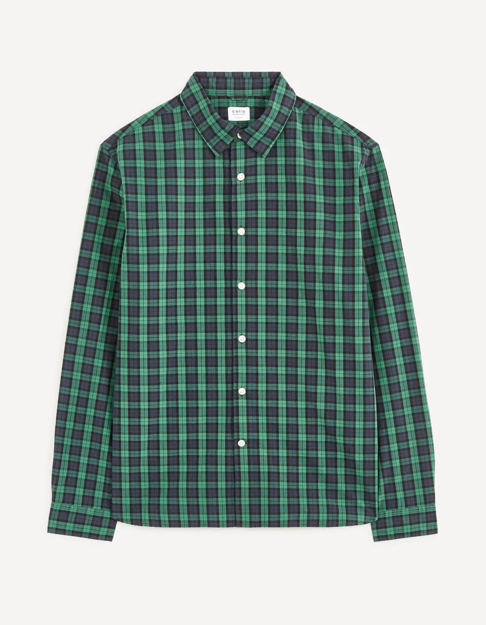 Regular-Fit 100% Cotton Oxford Shirt - Green - 03