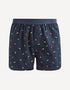 Seahorse Cotton Poplin Boxer Shorts - Navy - 01