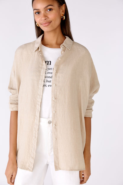 Shirt Blouse 100% Linen