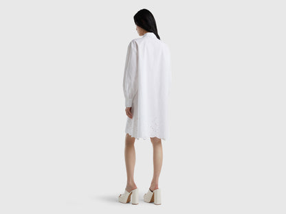 Shirt Dress With Broderie Anglaise Embroidery