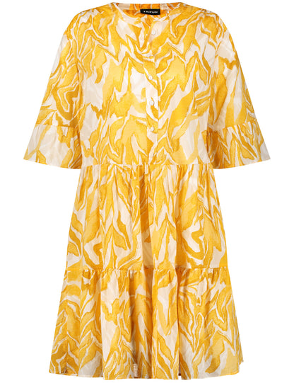 Short A-Line Dress With A Print