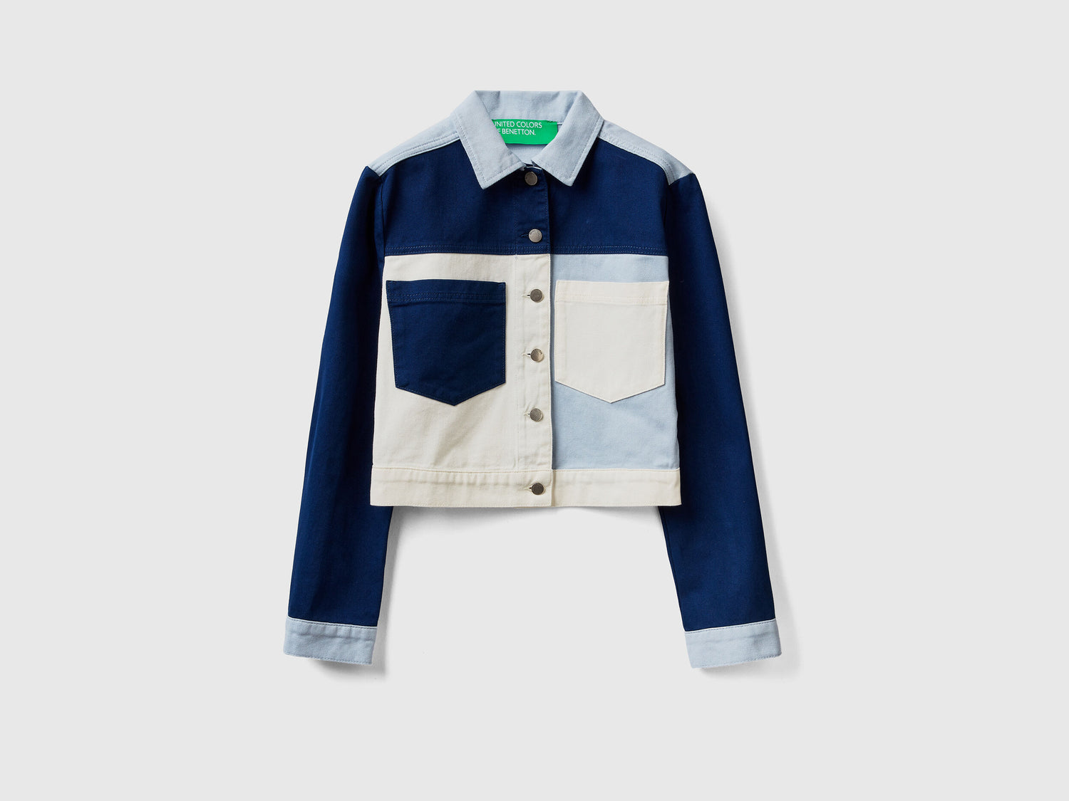 Short Color Block Jacket