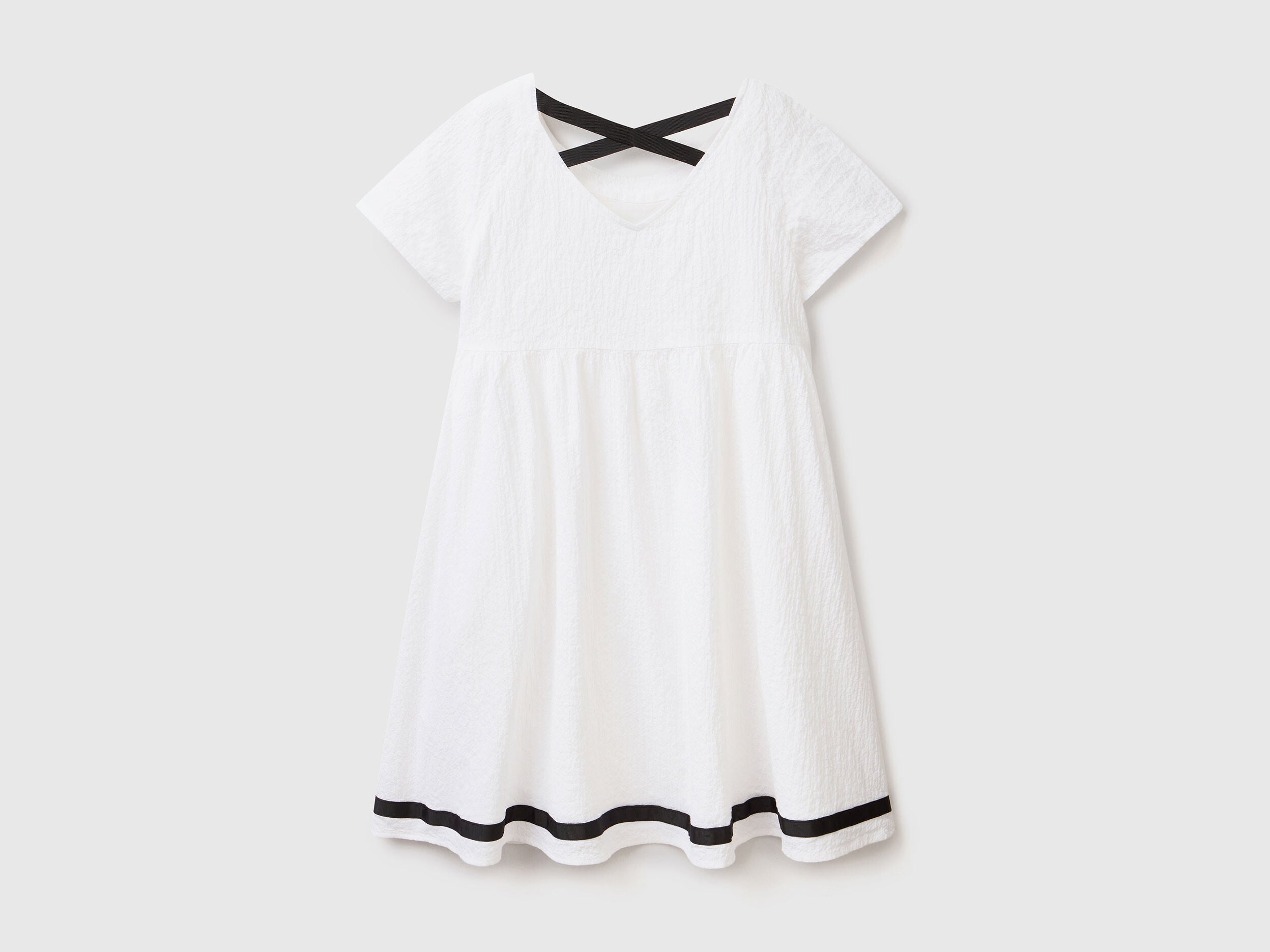 Short Dress In Stretch Cotton - 02