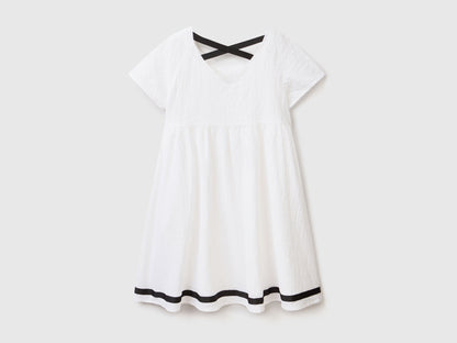 Short Dress In Stretch Cotton - 02
