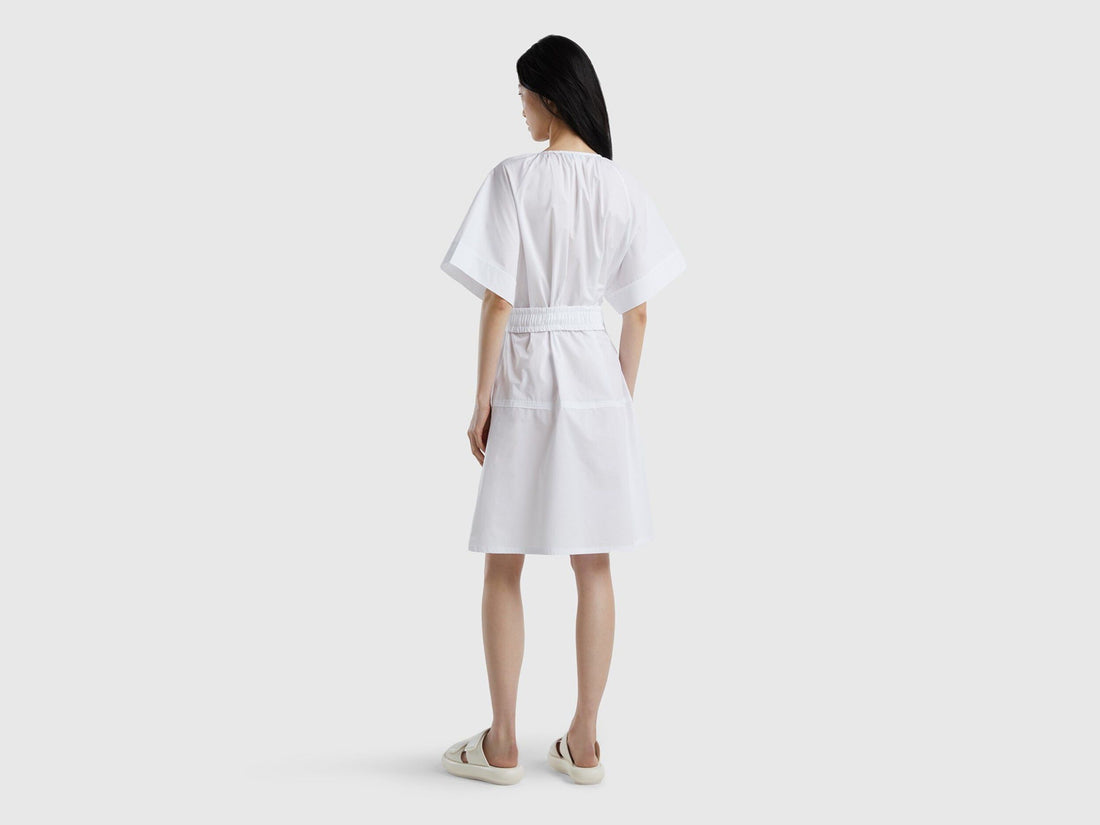 Short Dress With Elastic Waist