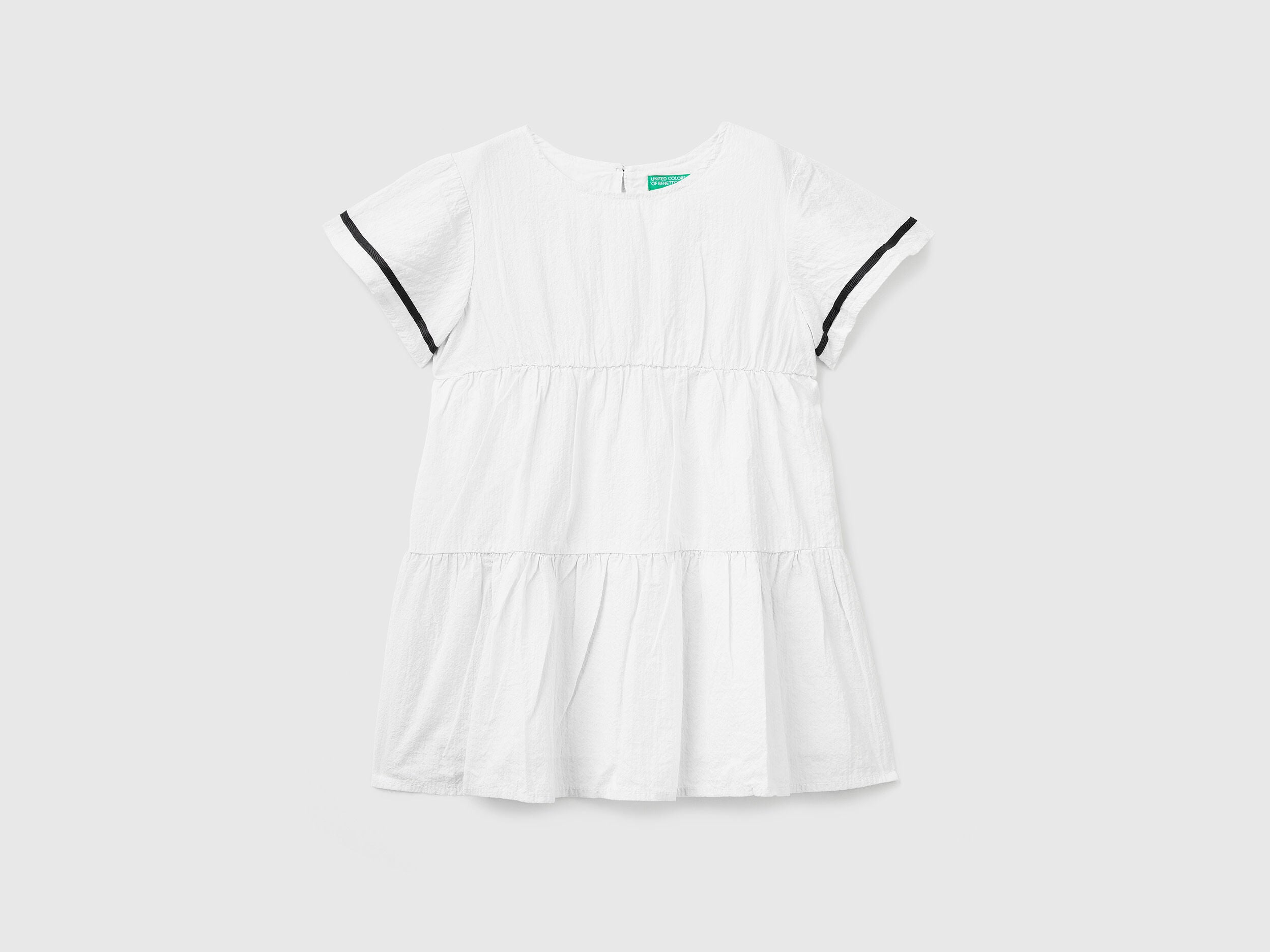 Short Dress With Frills - 01