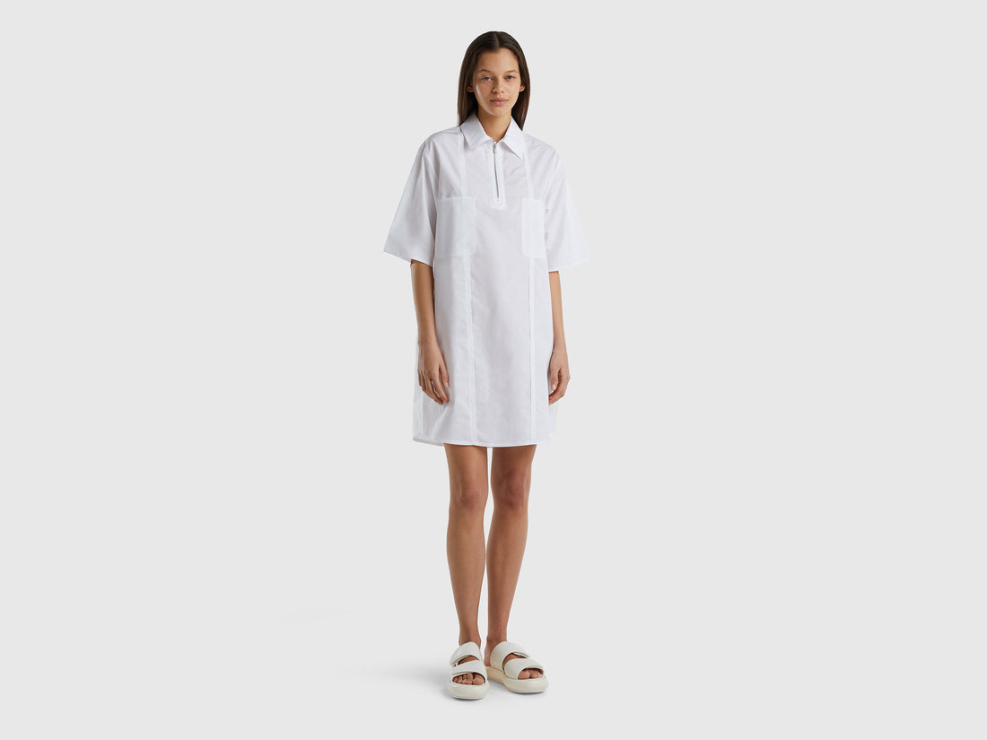 Short Dress With Shirt Collar