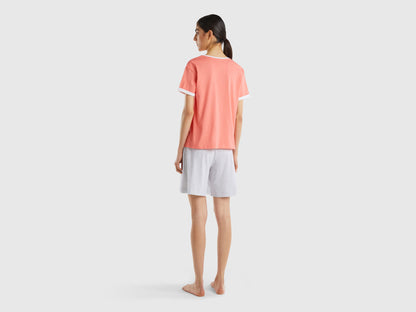 Short Pyjamas In Long Fiber Cotton