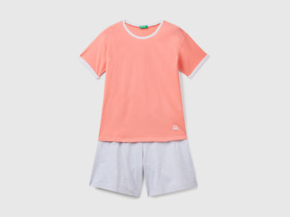 Short Pyjamas In Long Fiber Cotton