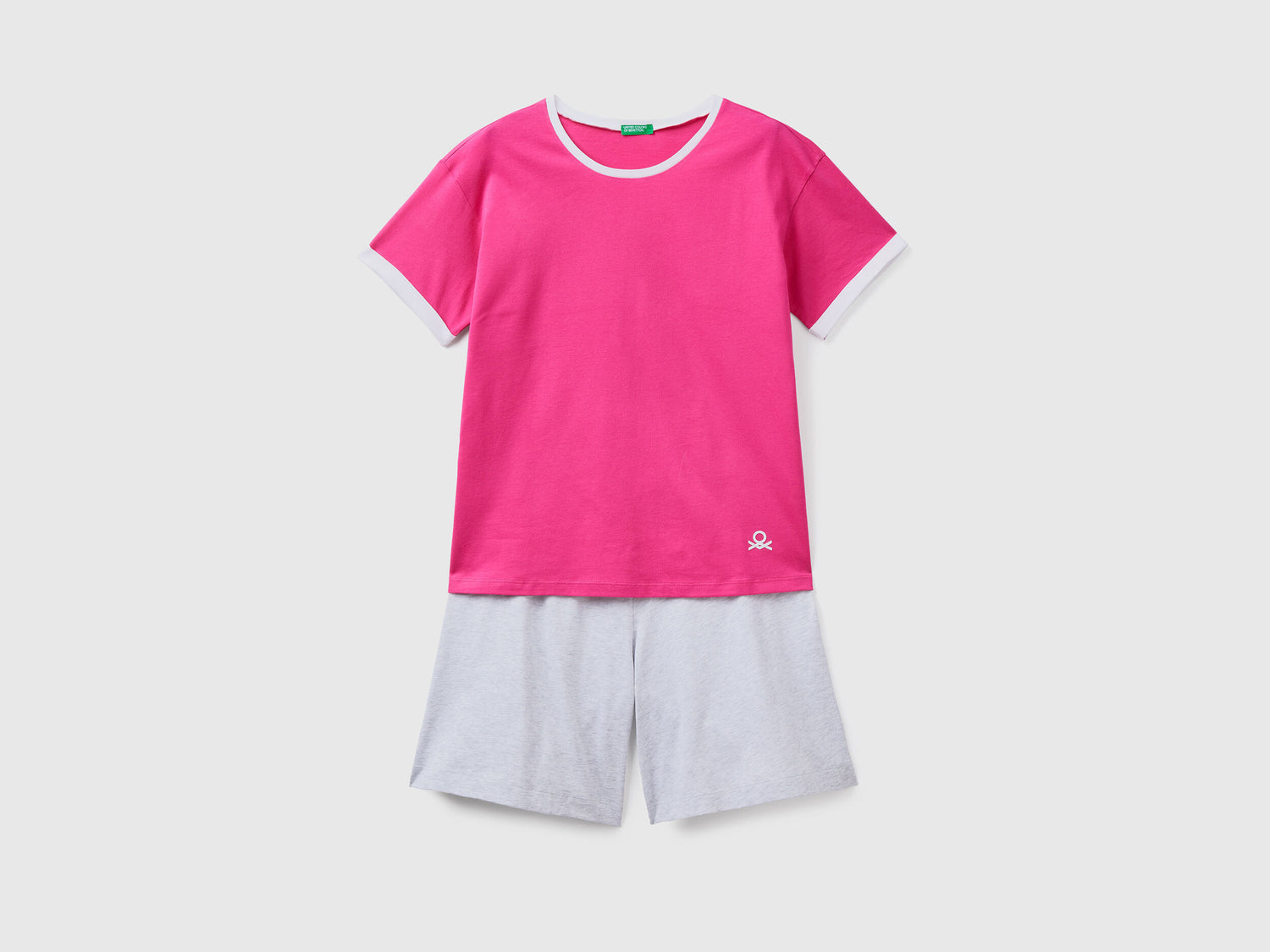 Short Pyjamas In Long Fiber Cotton