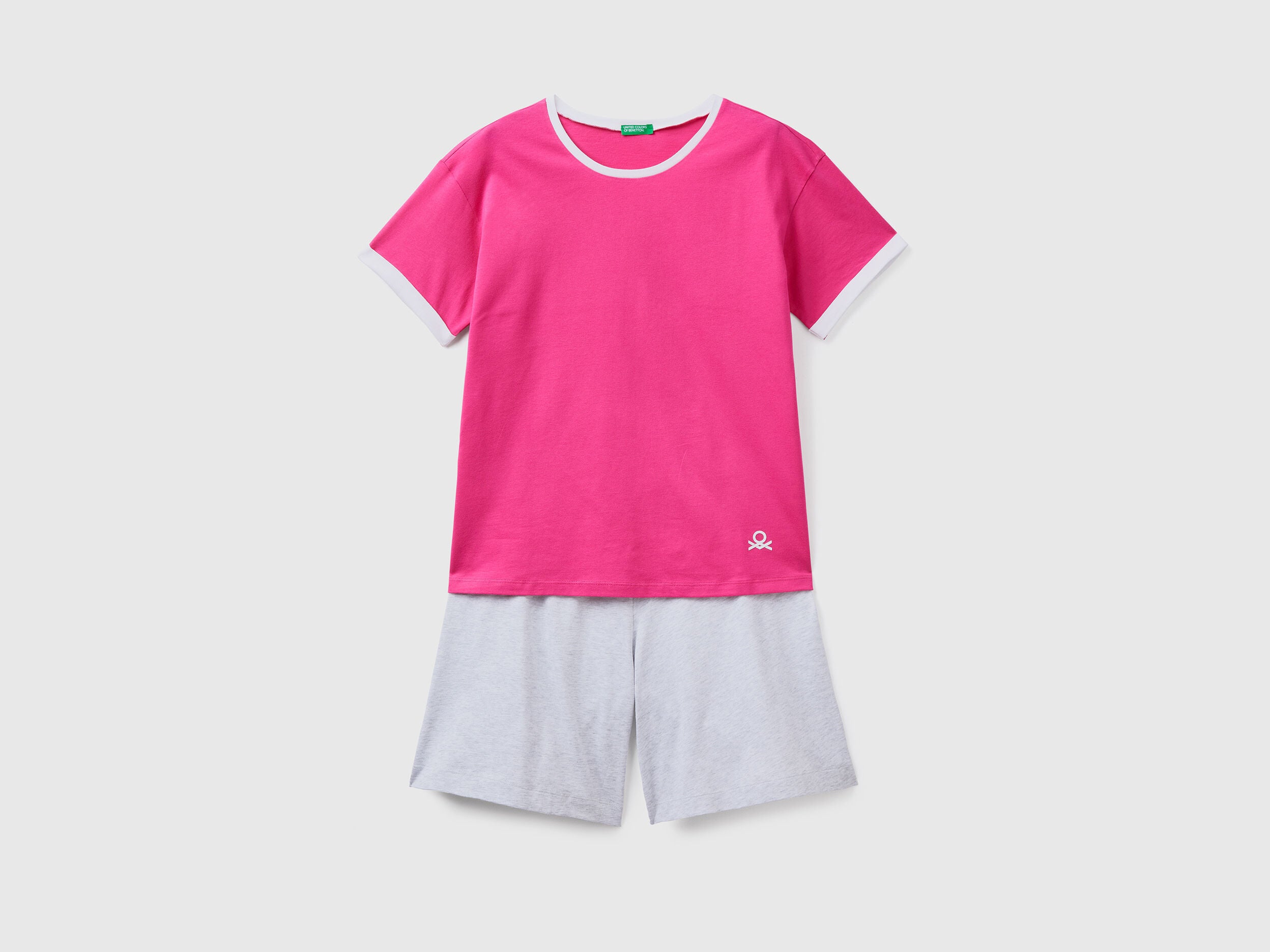 Short Pyjamas In Long Fiber Cotton