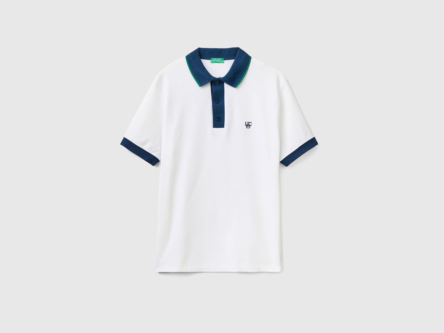 Short Sleeve Polo With Clashing Hem - 04