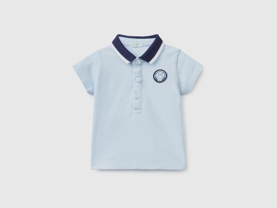 Short Sleeve Polo With Patch - 01