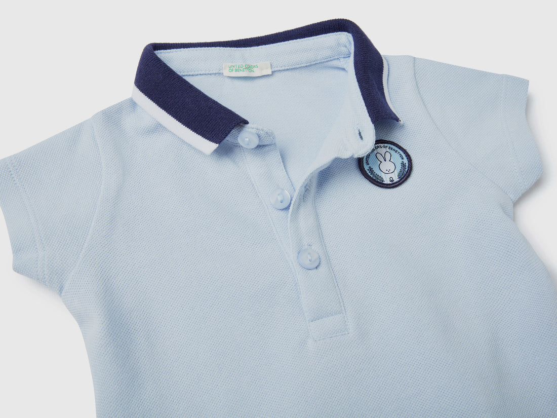 Short Sleeve Polo With Patch - 02
