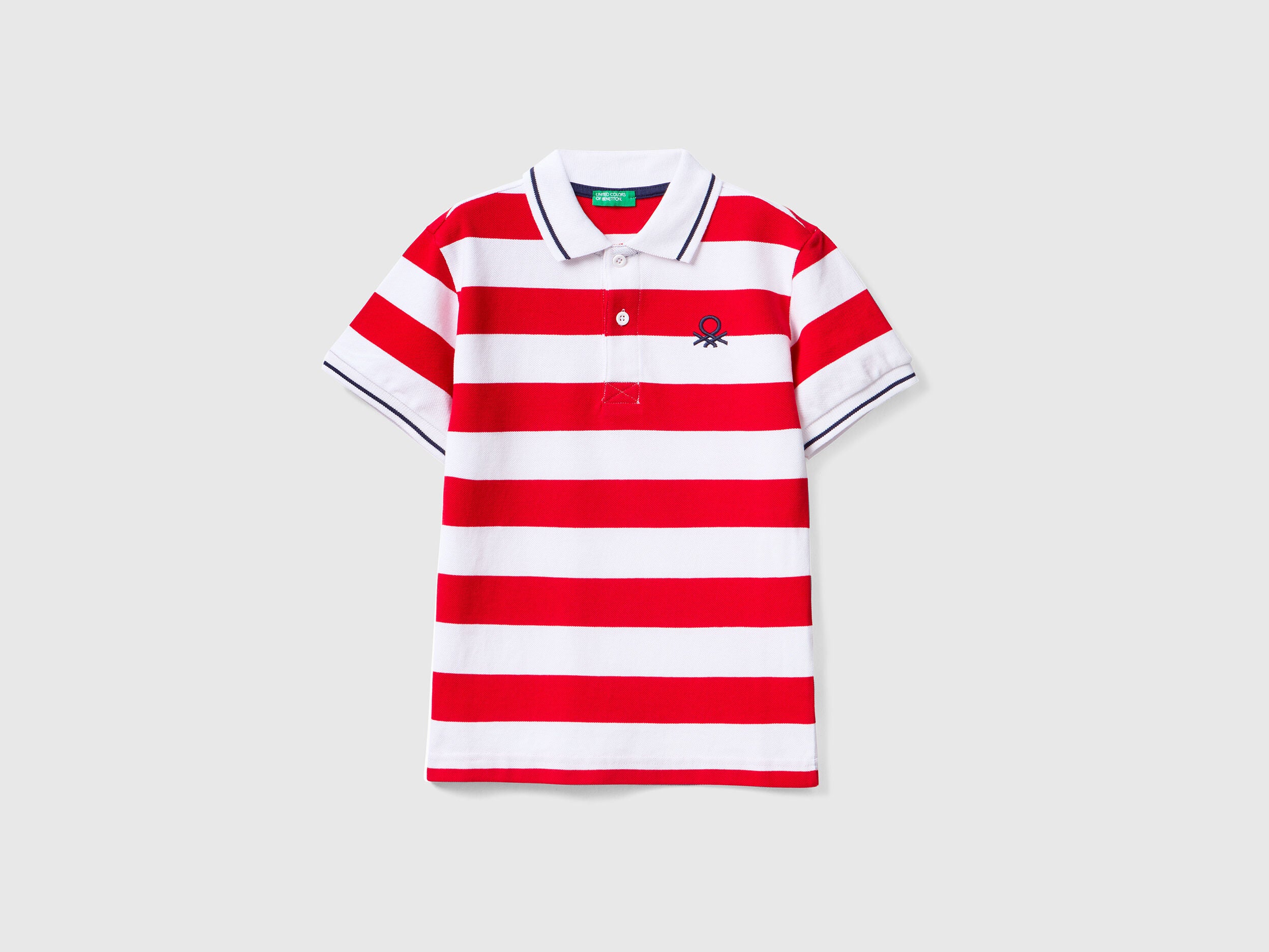 Short Sleeve Polo With Stripes - 01
