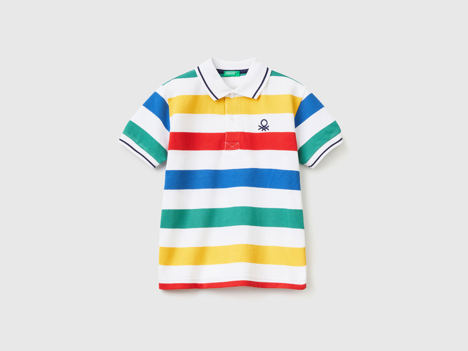 Short Sleeve Polo With Stripes - 01