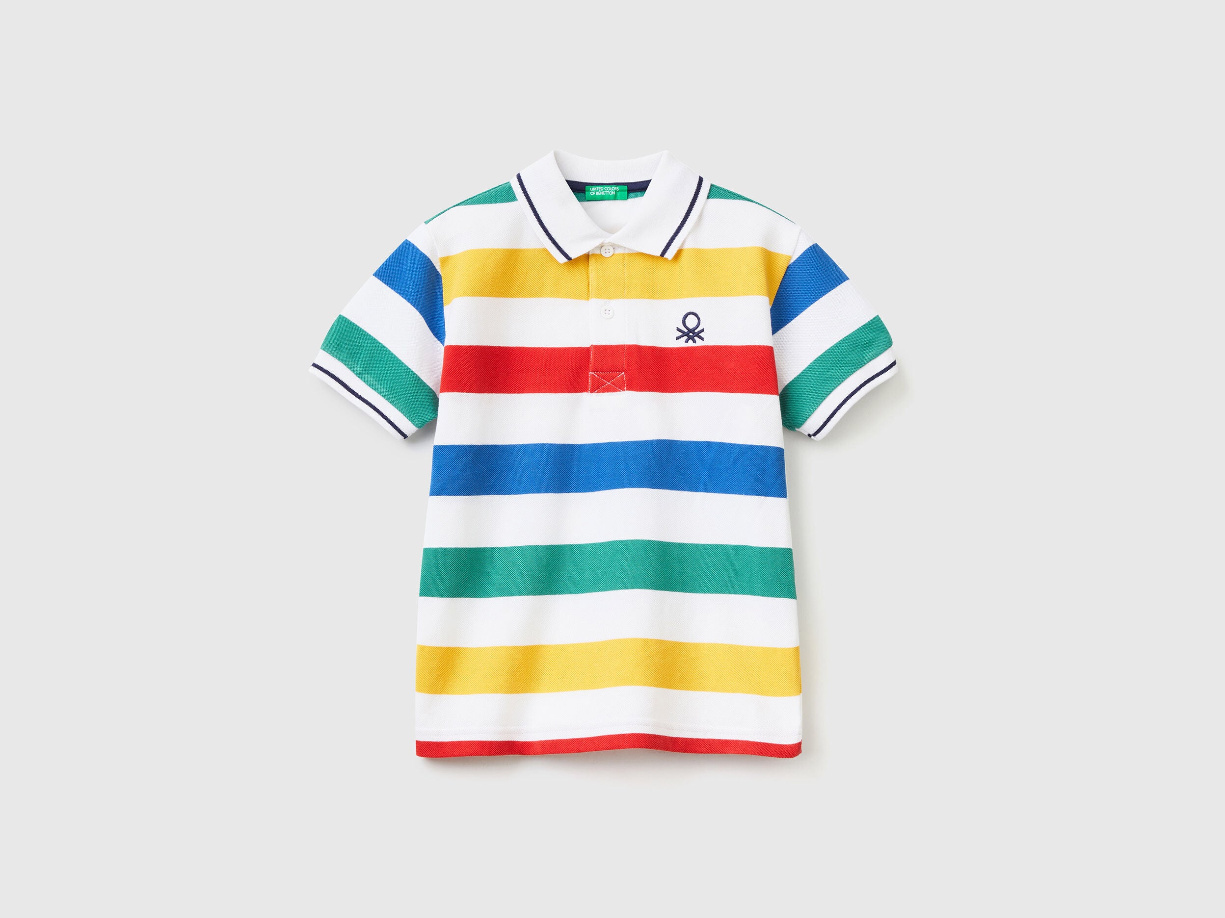 Short Sleeve Polo With Stripes - 01