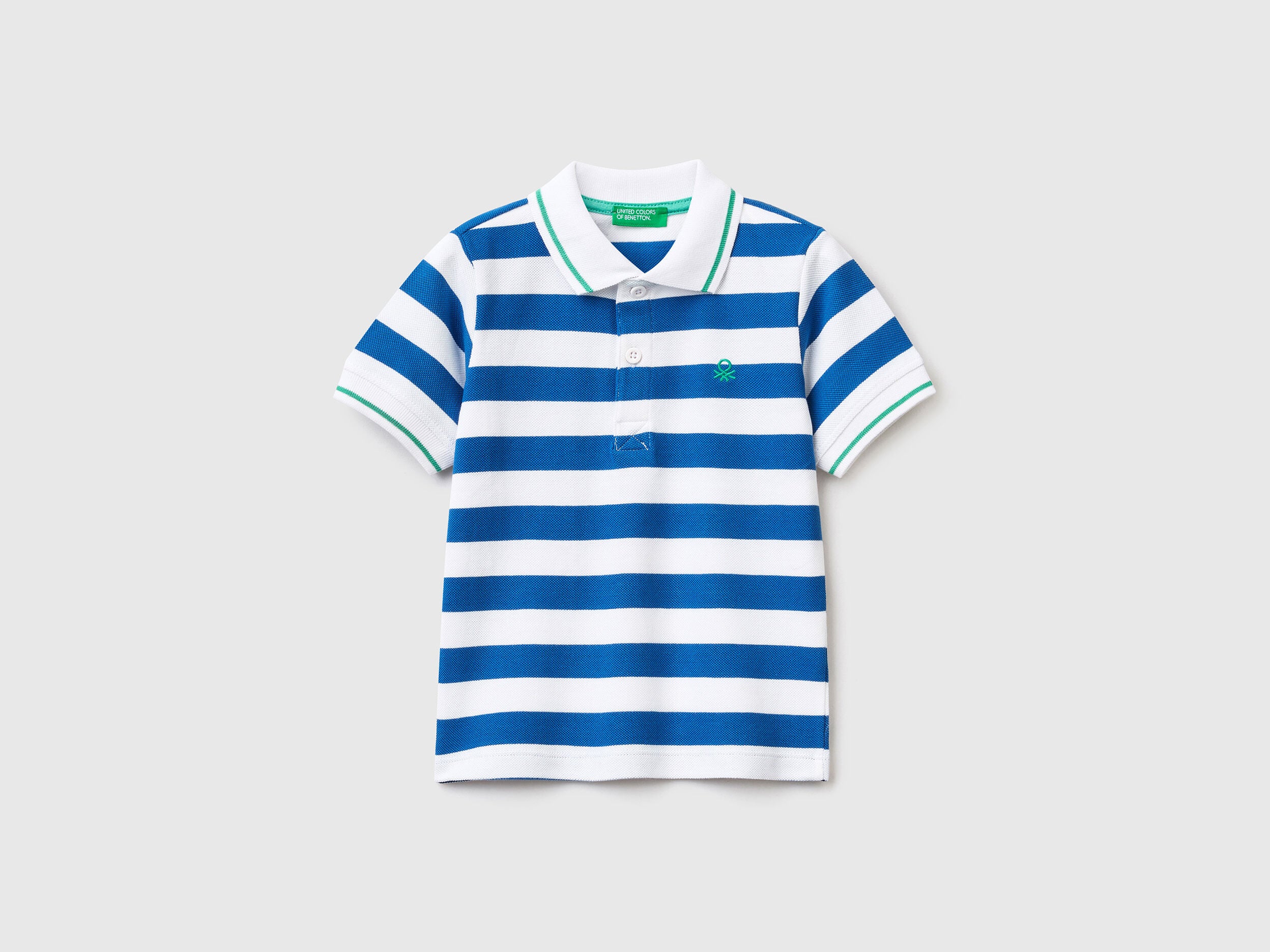 Short Sleeve Polo With Stripes - 01