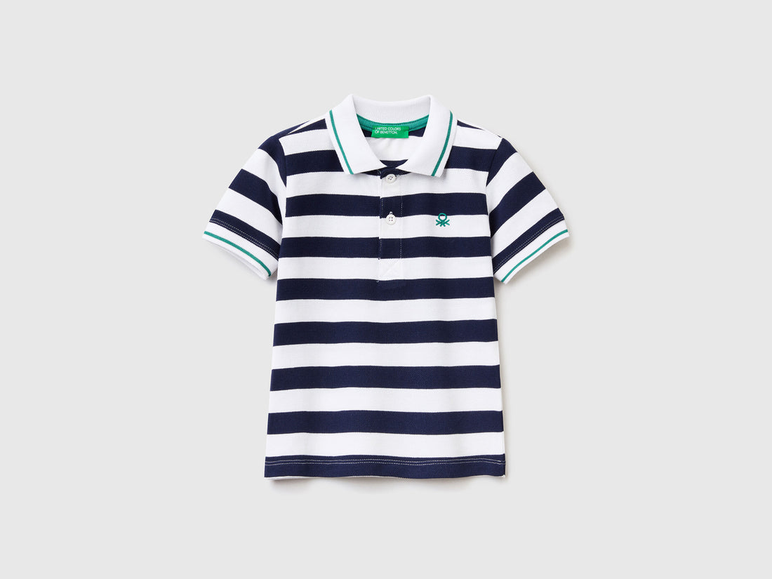 Short Sleeve Polo With Stripes - 01