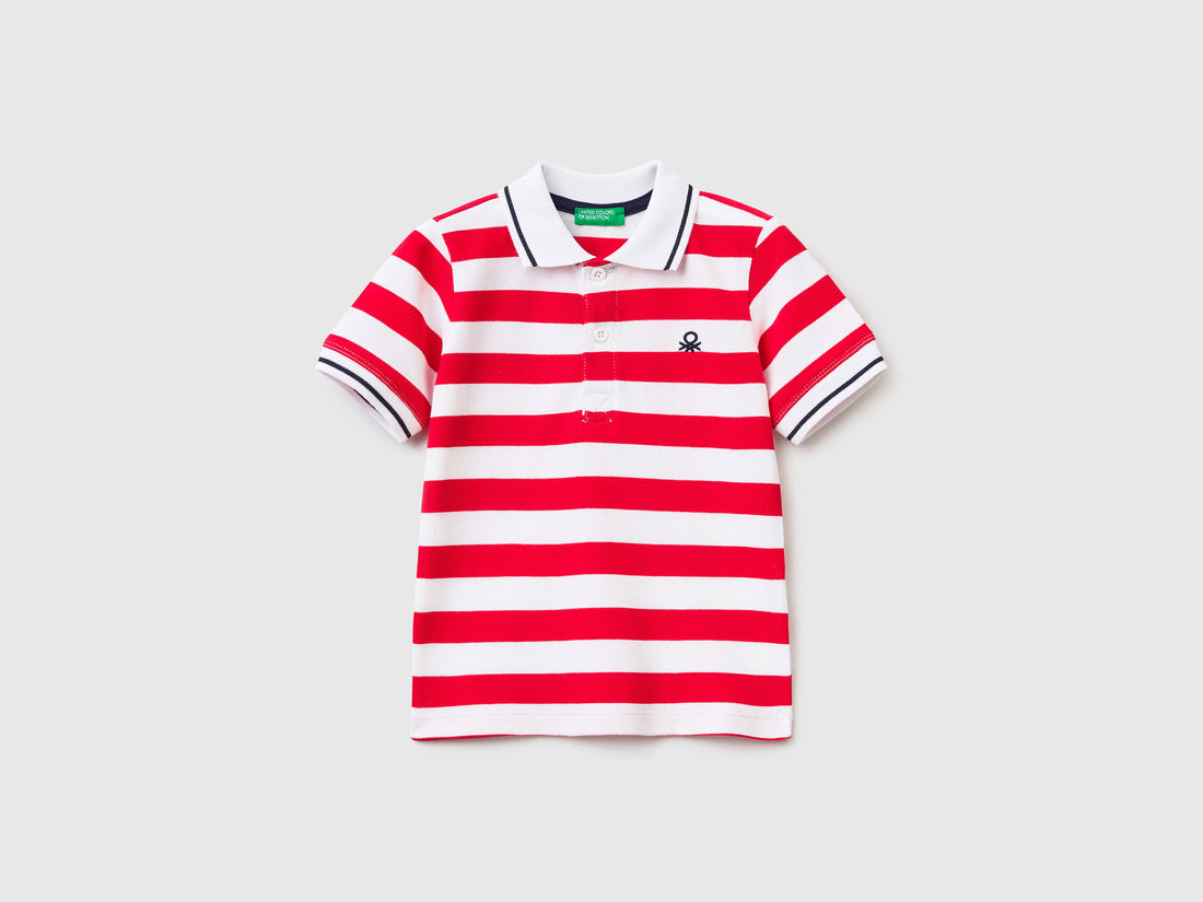 Short Sleeve Polo With Stripes - 01