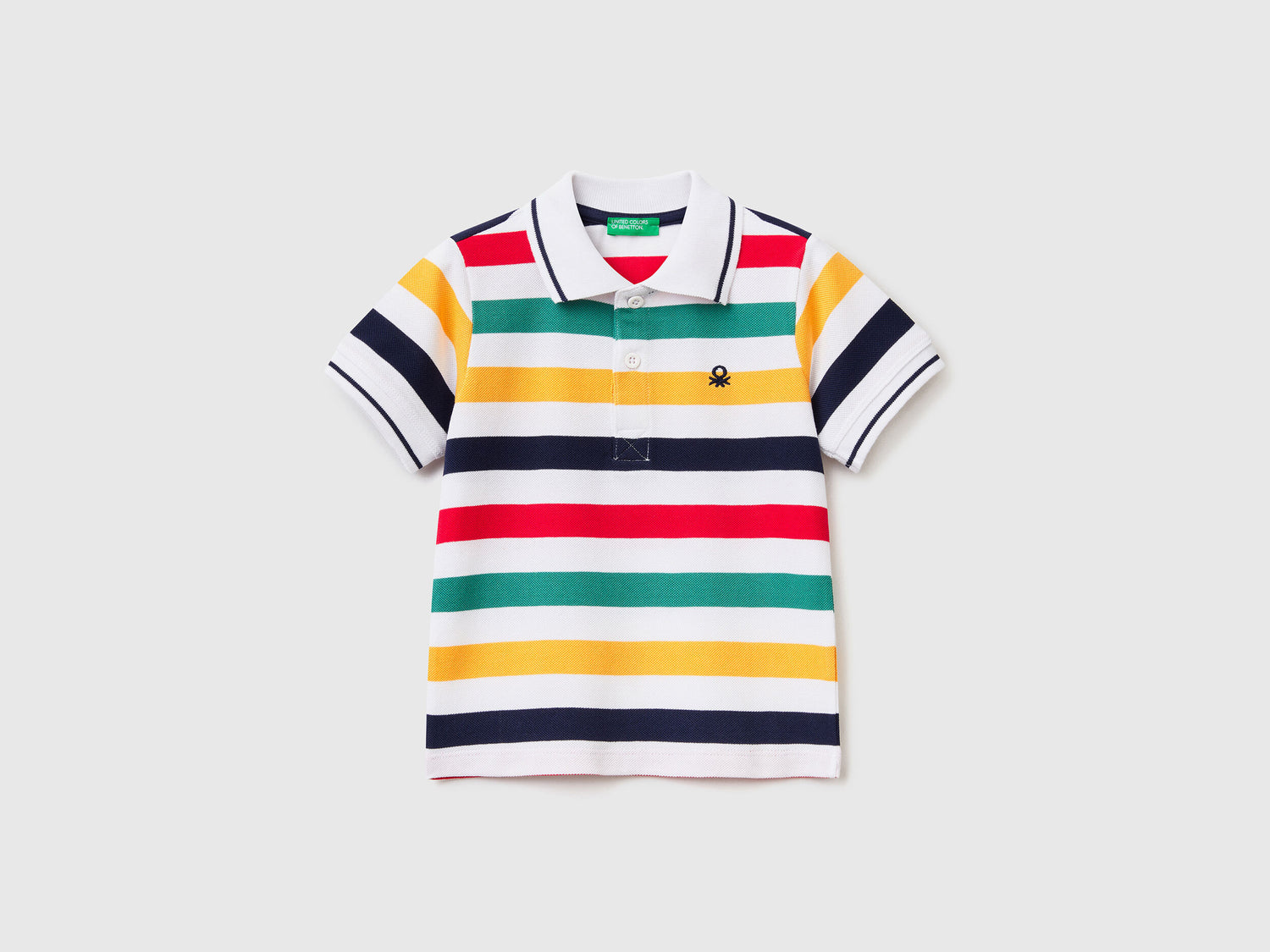 Short Sleeve Polo With Stripes - 01