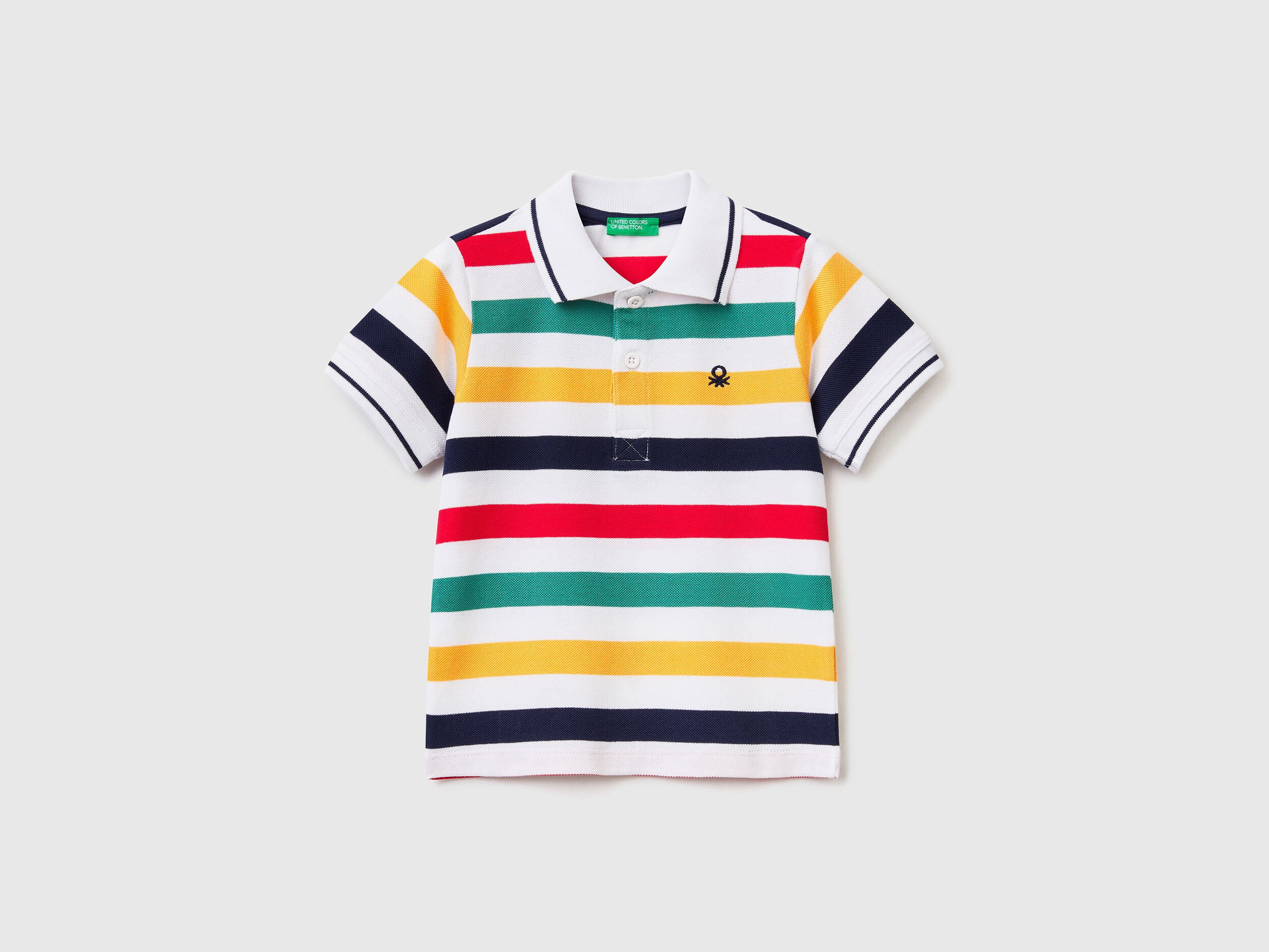 Short Sleeve Polo With Stripes - 01