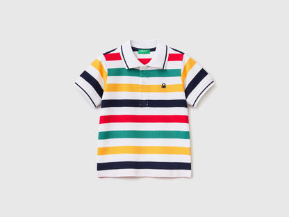 Short Sleeve Polo With Stripes - 01