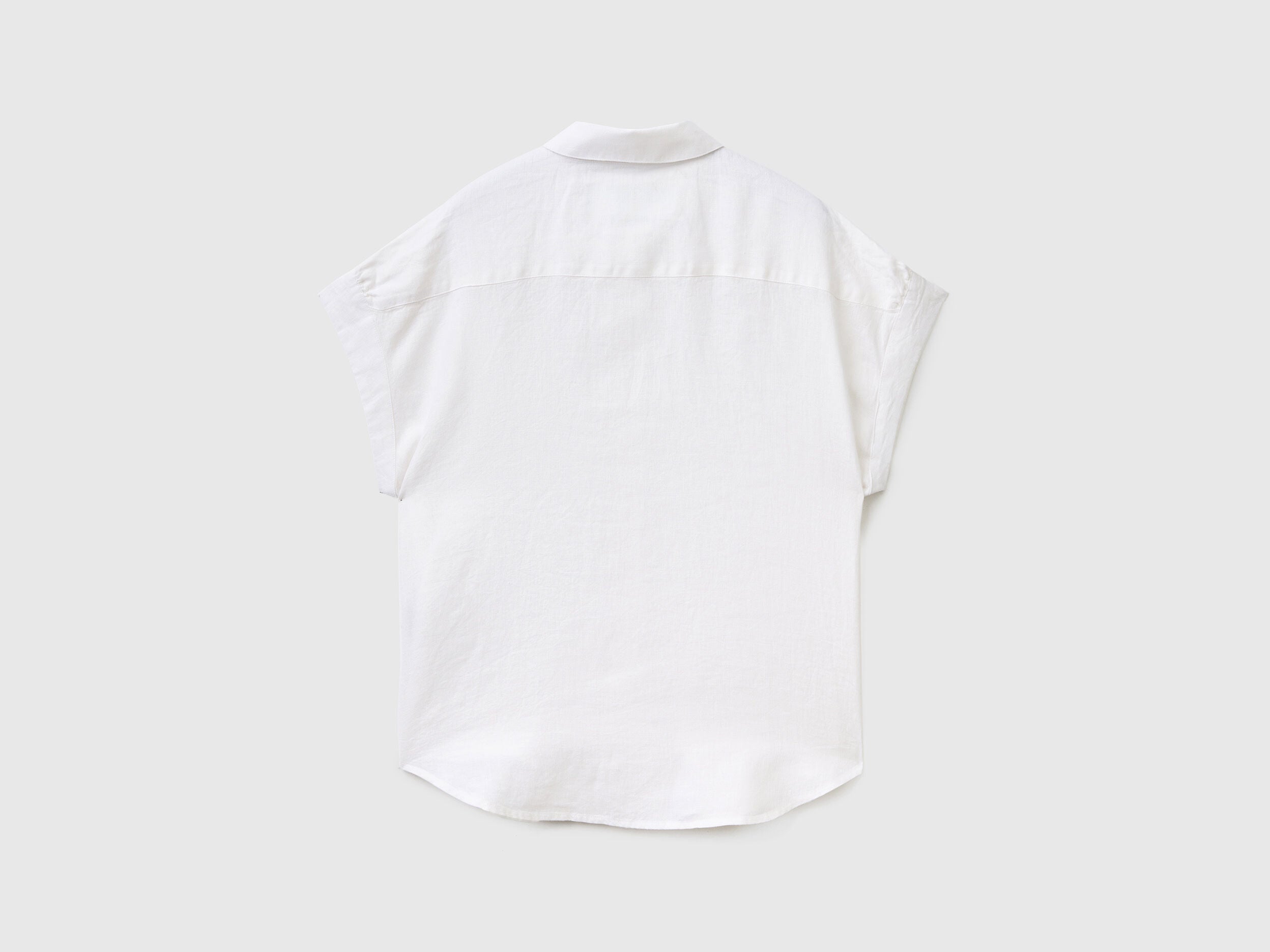 Short Sleeve Shirt In Pure Linen