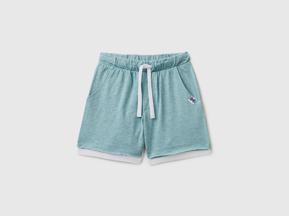 Shorts In Marl Cotton