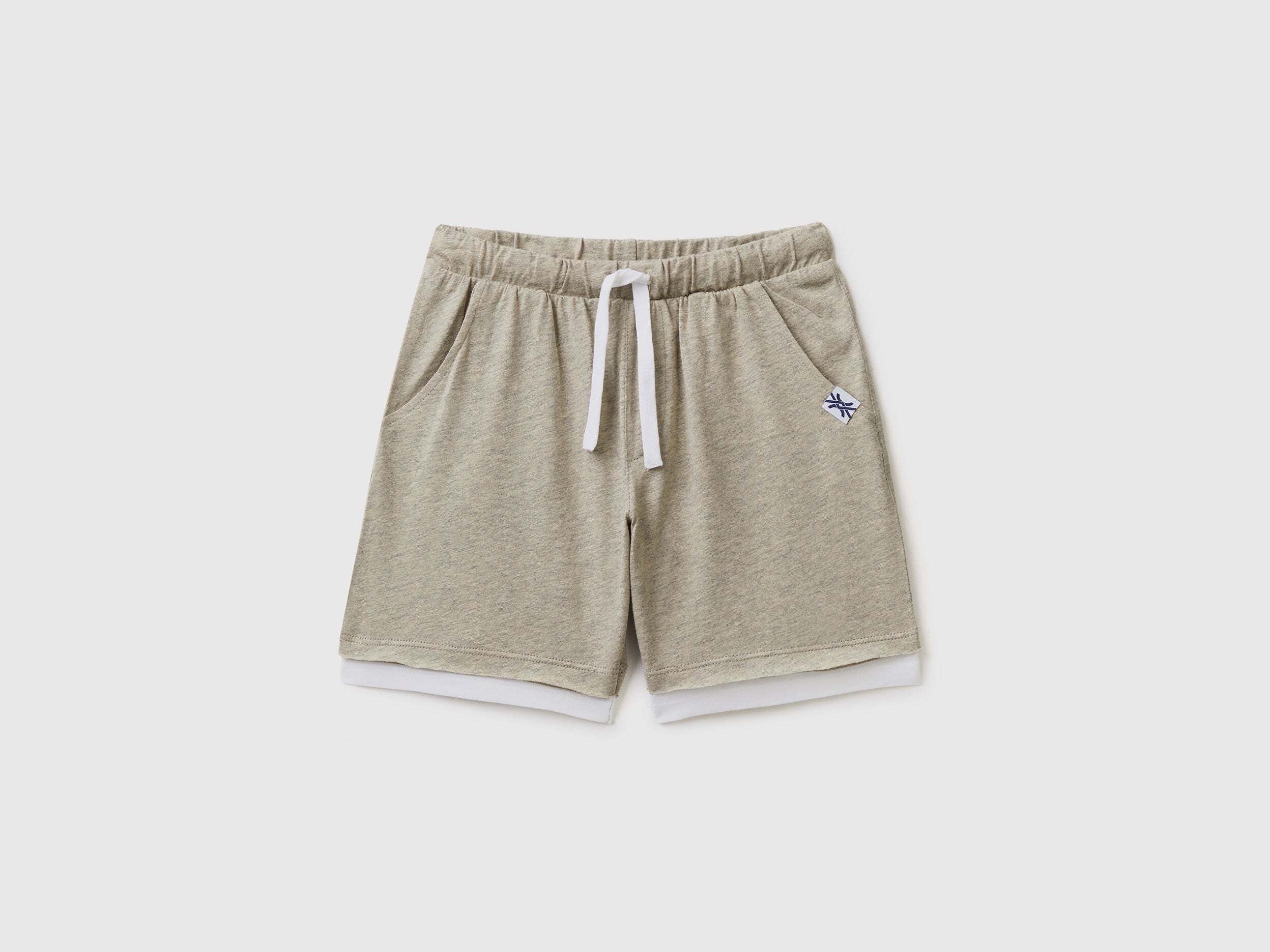 Shorts In Marl Cotton