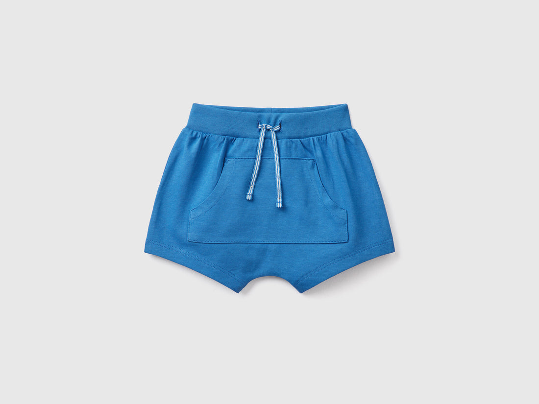 Shorts With Kangaroo Pocket