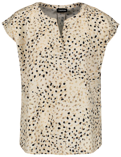 Sleeveless Blouse In A Linen Blend