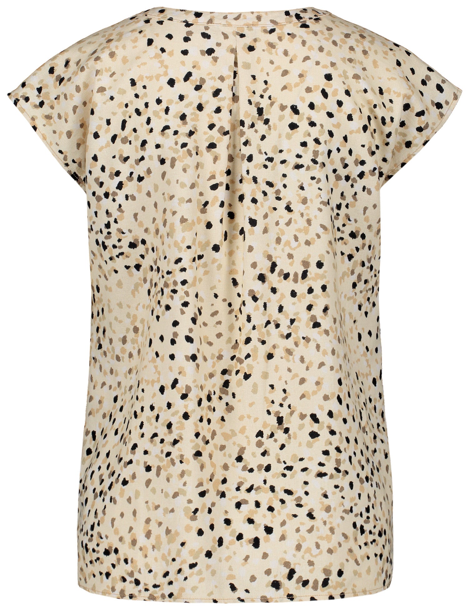 Sleeveless Blouse In A Linen Blend