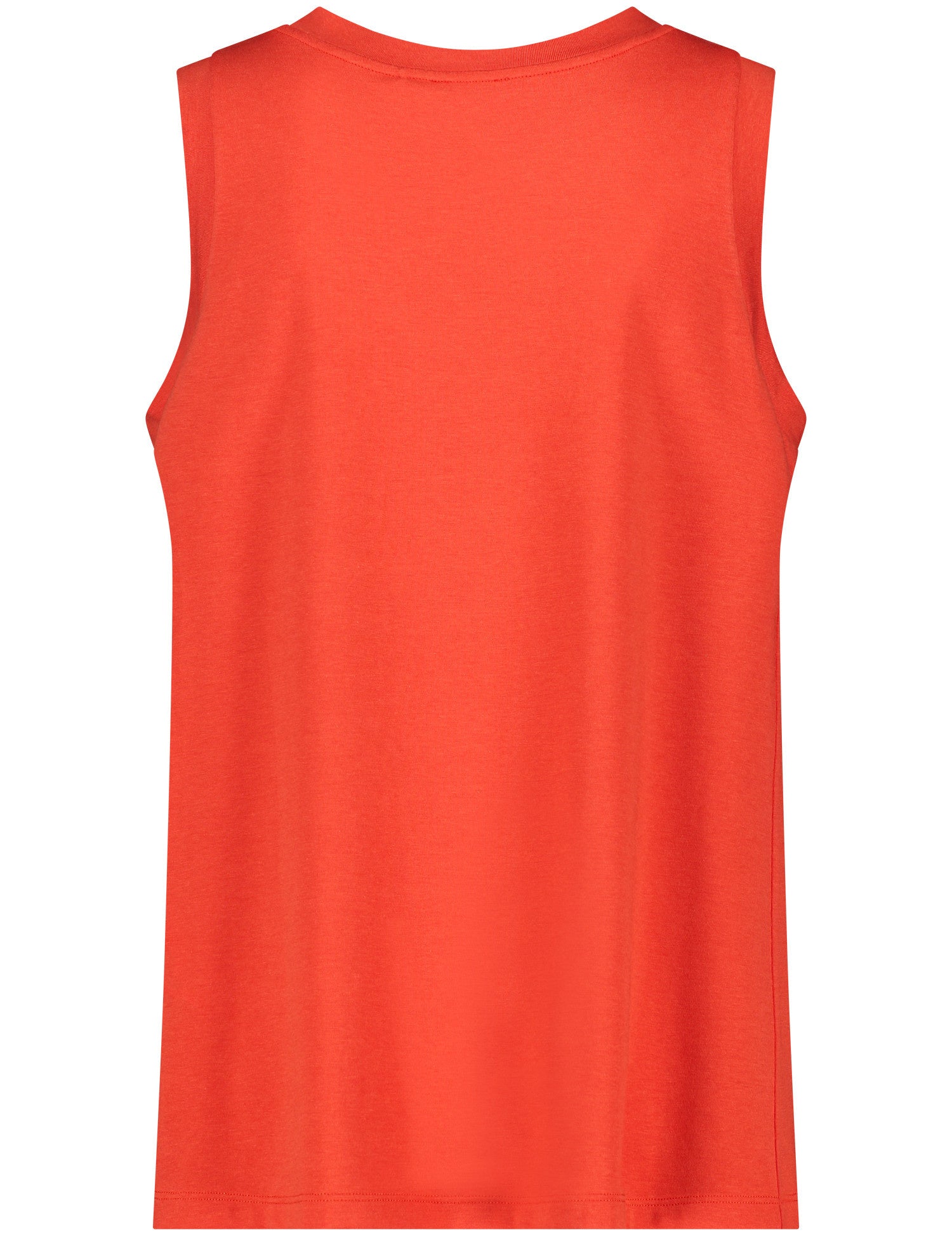 Sleeveless Blouse With Fabric Panelling