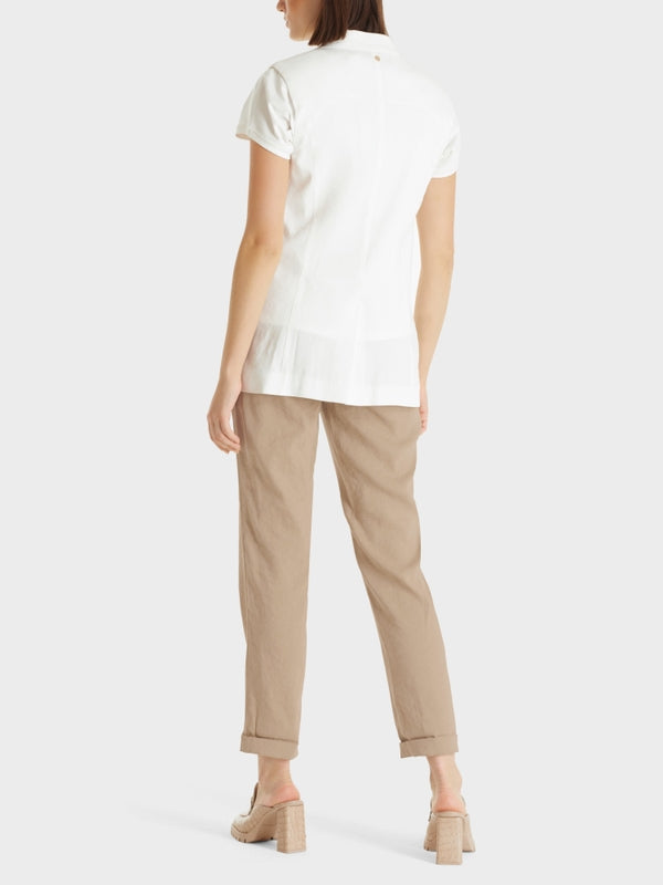 Sleeveless Linen Blazer