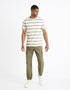 Slim Cargo Pants - Khaki - 01