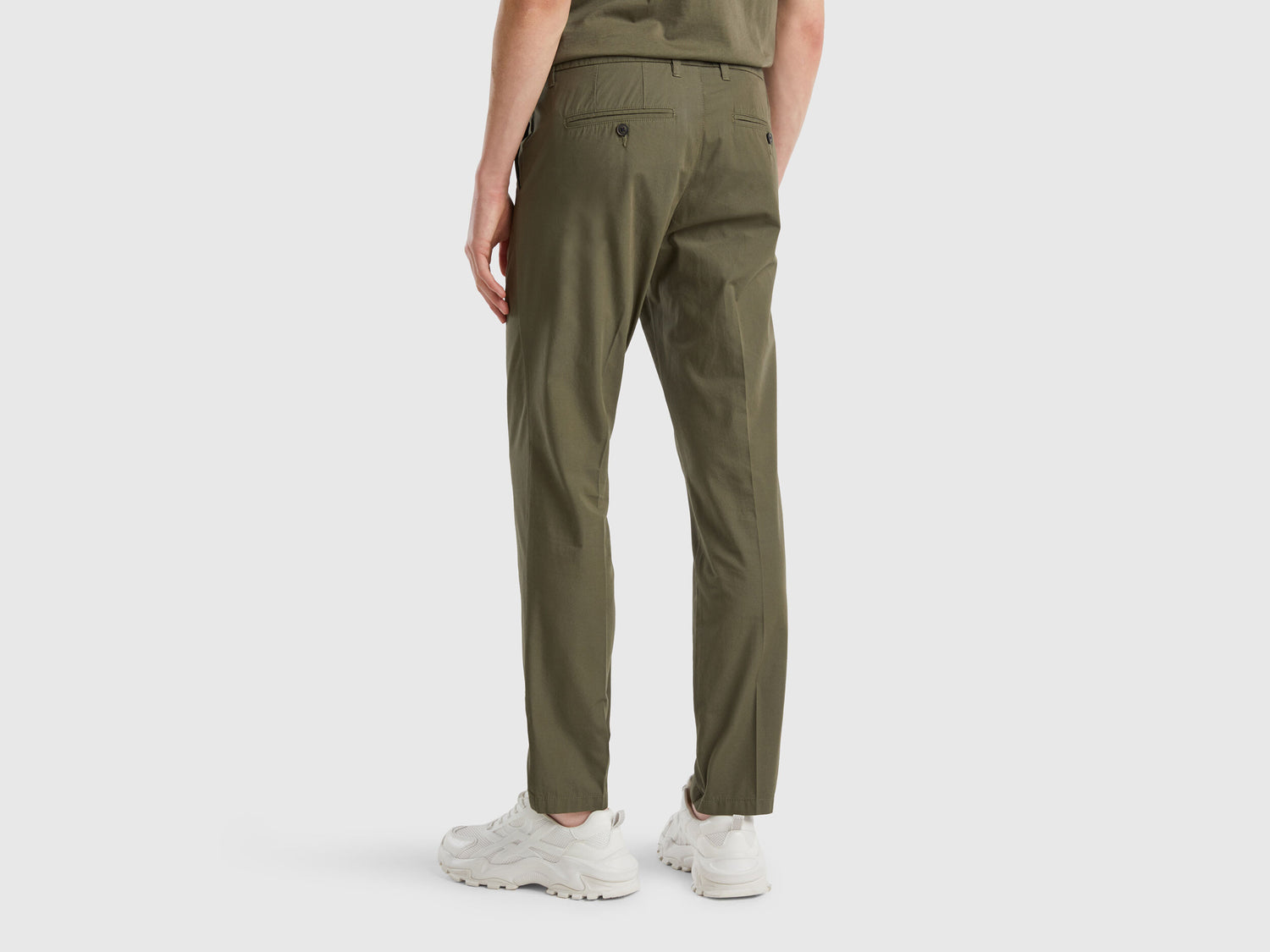 Slim Fit Chinos In Light Cotton