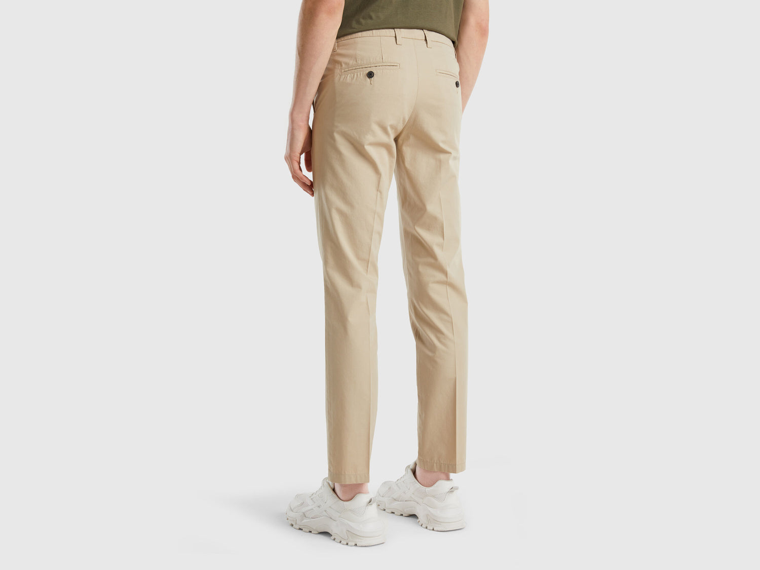 Slim Fit Chinos In Light Cotton