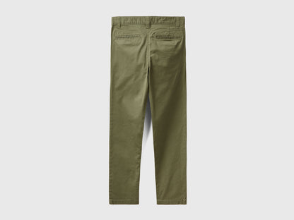 Slim Fit Chinos In Stretch Cotton - 02