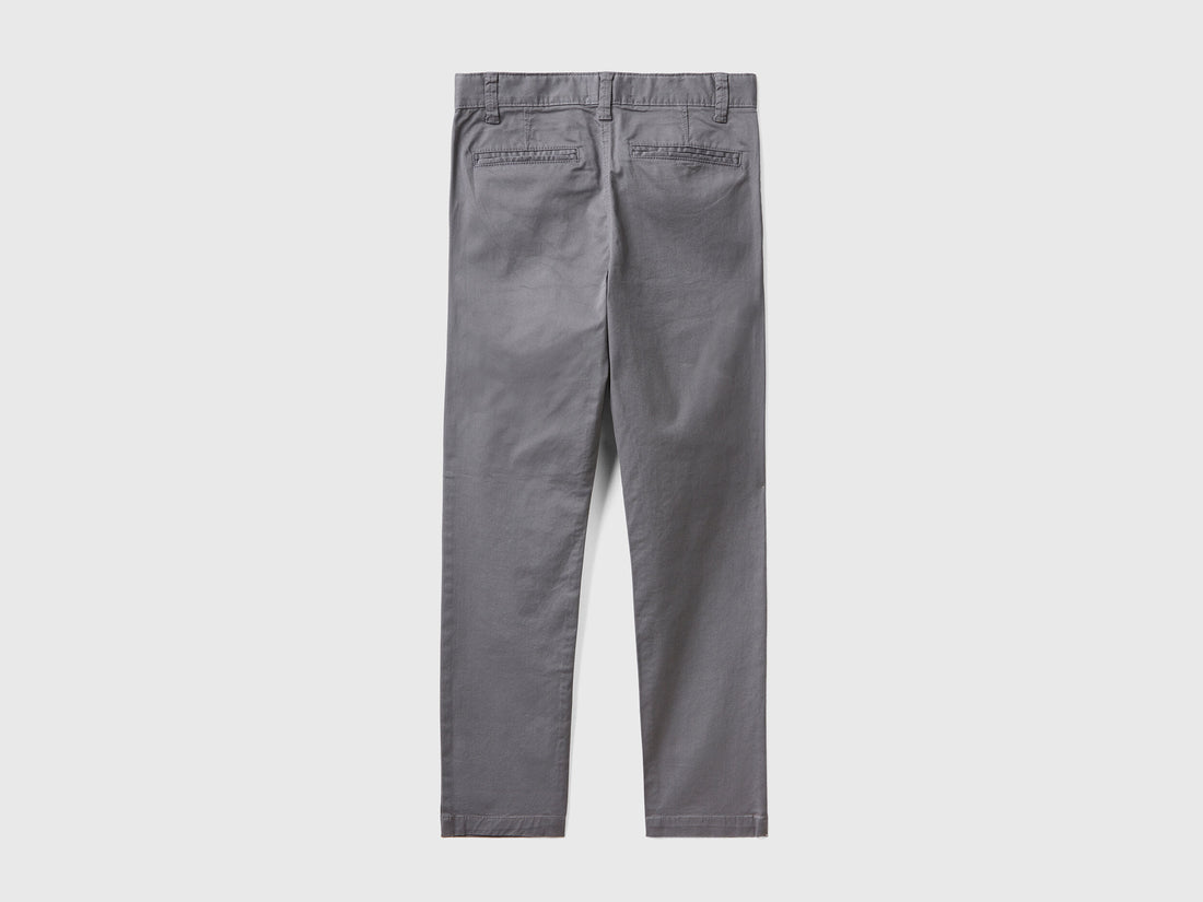 Slim Fit Chinos In Stretch Cotton - 02