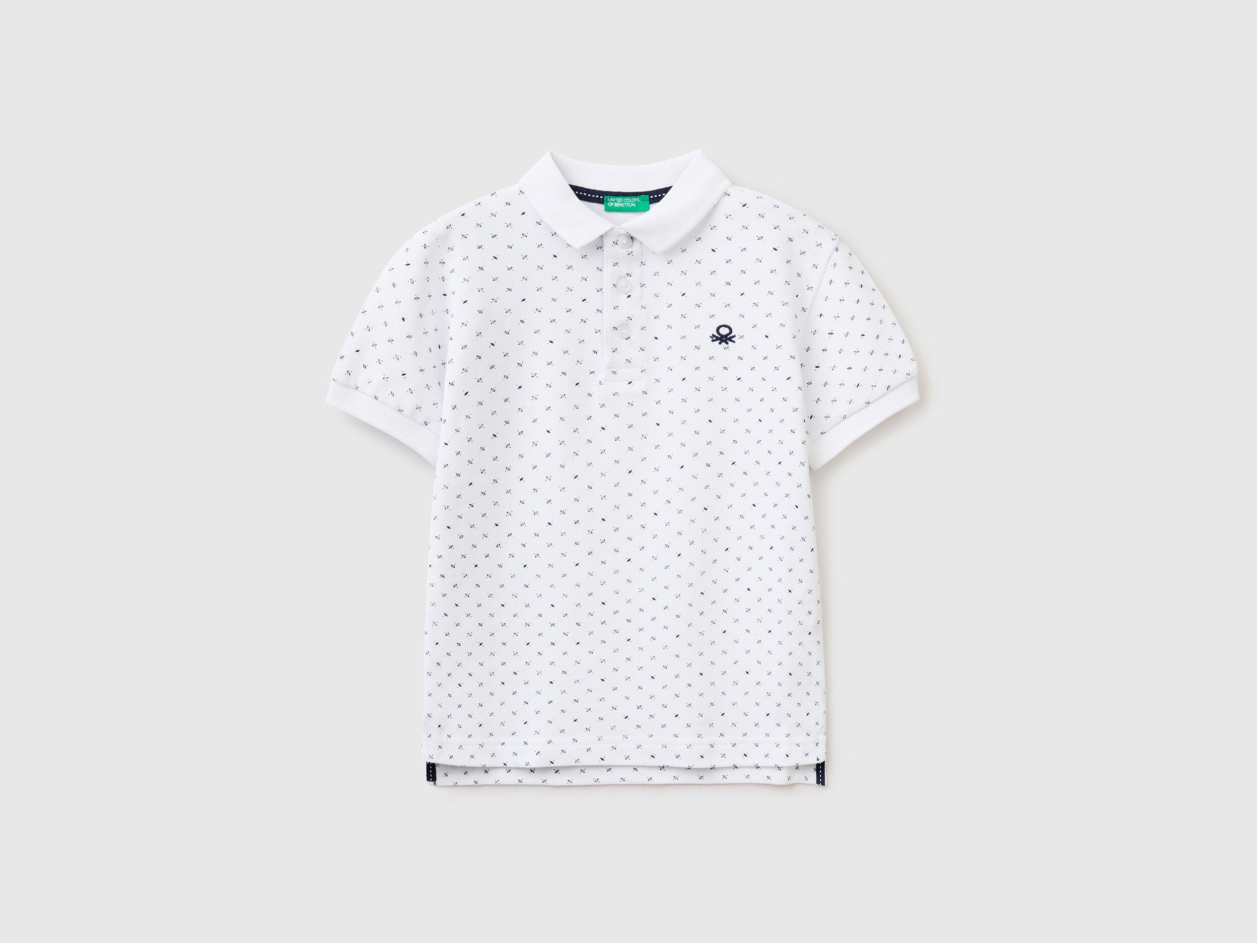 Slim Fit Micro Patterned Polo - 01