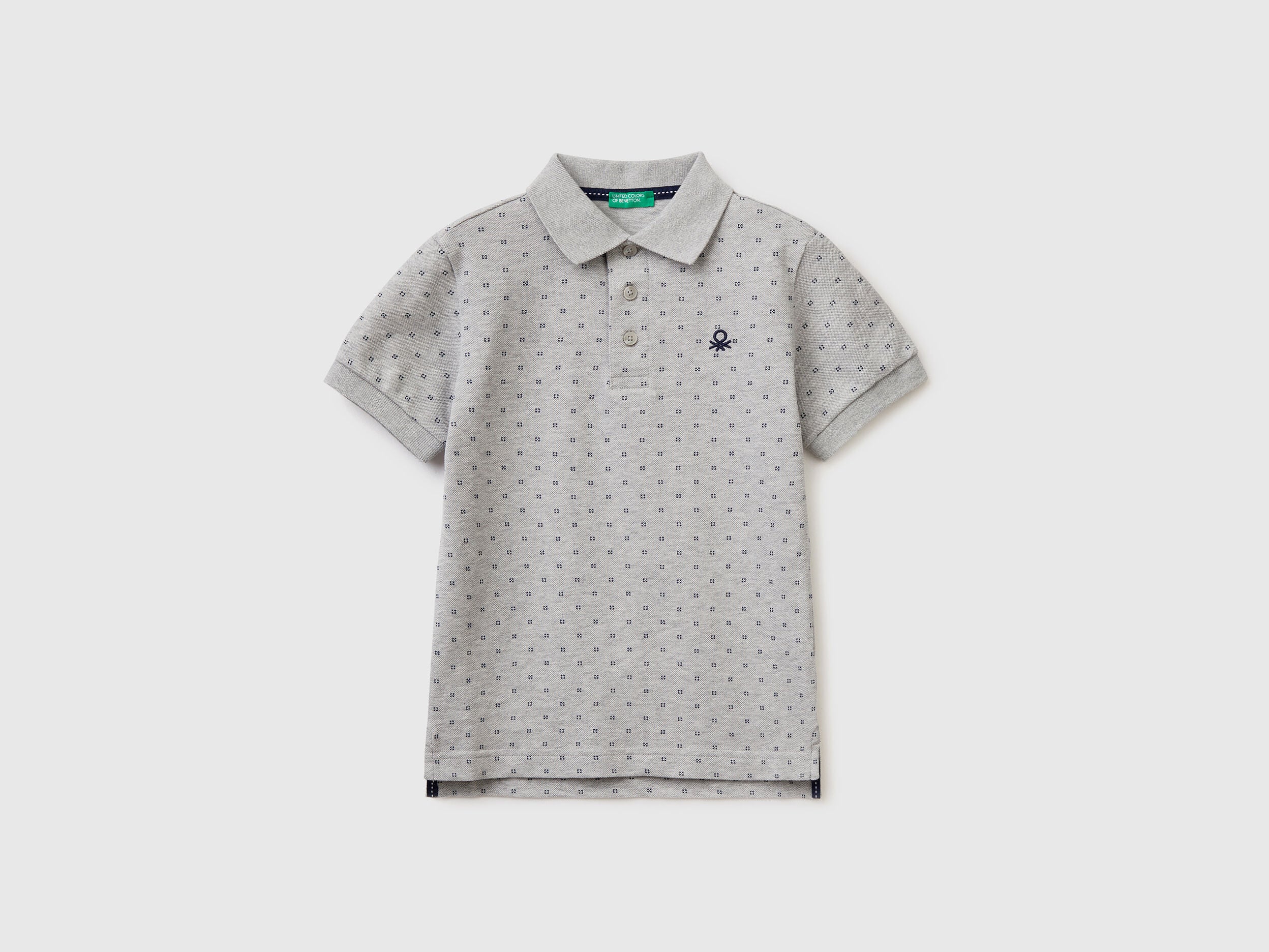 Slim Fit Micro Patterned Polo - 01