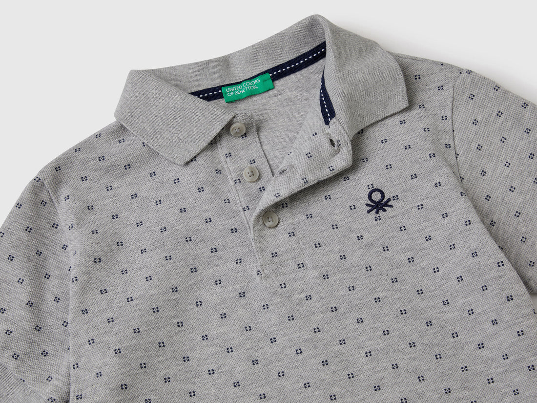 Slim Fit Micro Patterned Polo - 02