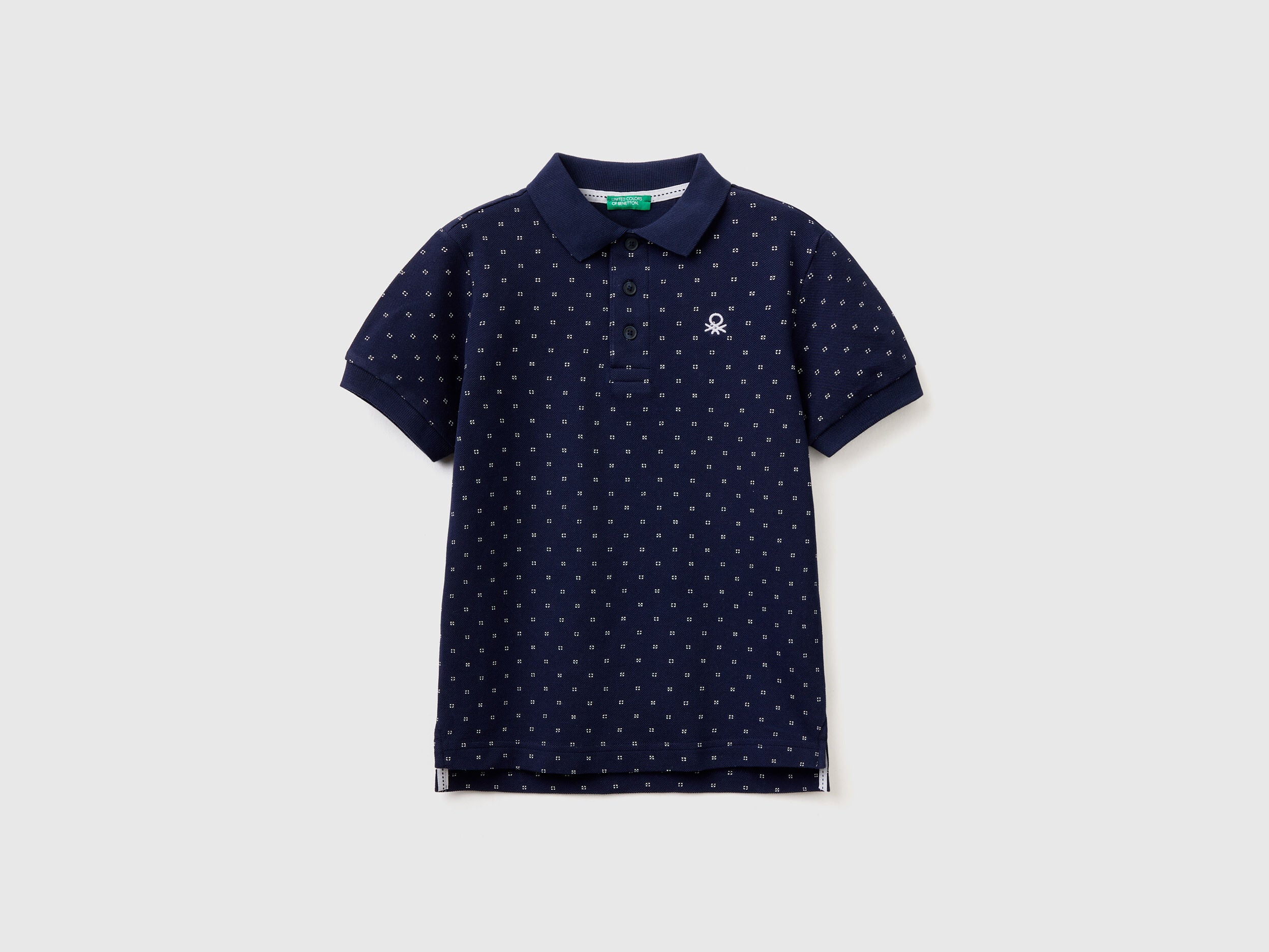 Slim Fit Micro Patterned Polo - 01