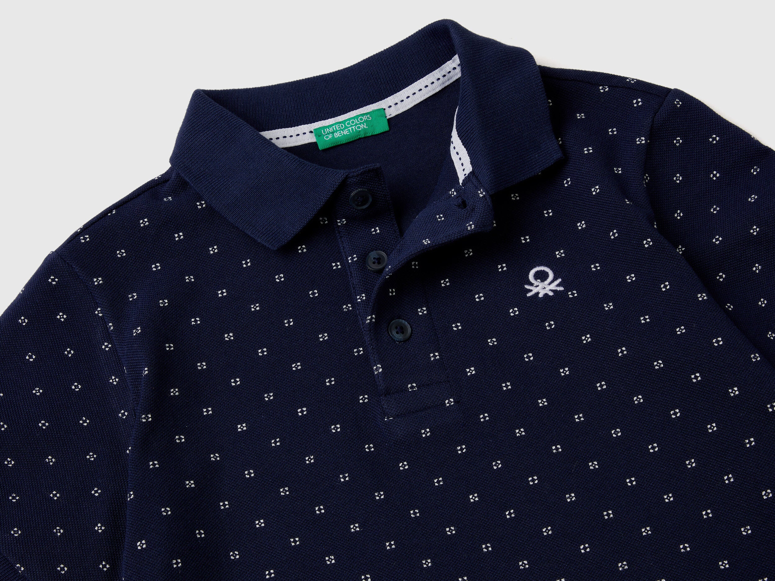 Slim Fit Micro Patterned Polo - 02