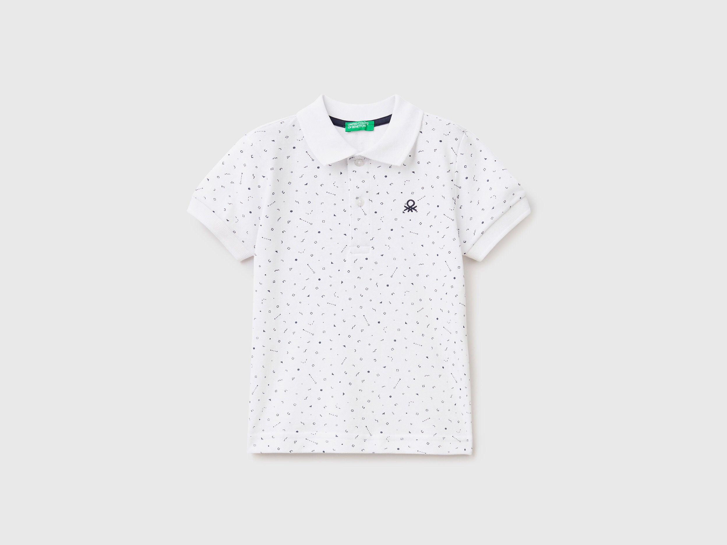 Slim Fit Micro Patterned Polo - 01