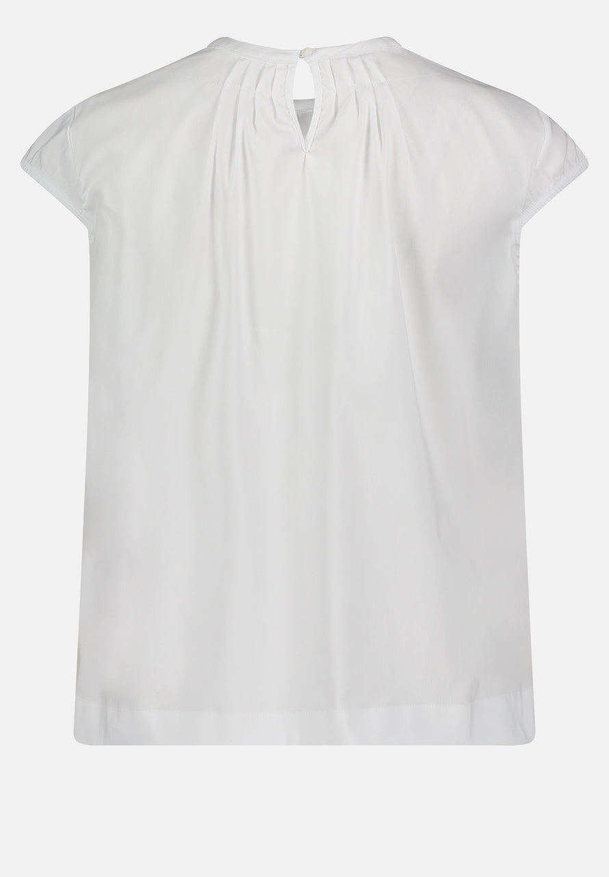 Slip-On Blouse With Gathers